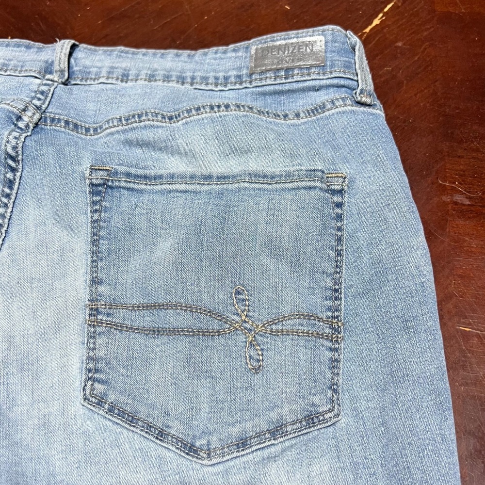 Denizen from Levis Modern Skinny Jeans Light Wash Blue Stretch Denim 14M 31x28.5 - Picture 7 of 13
